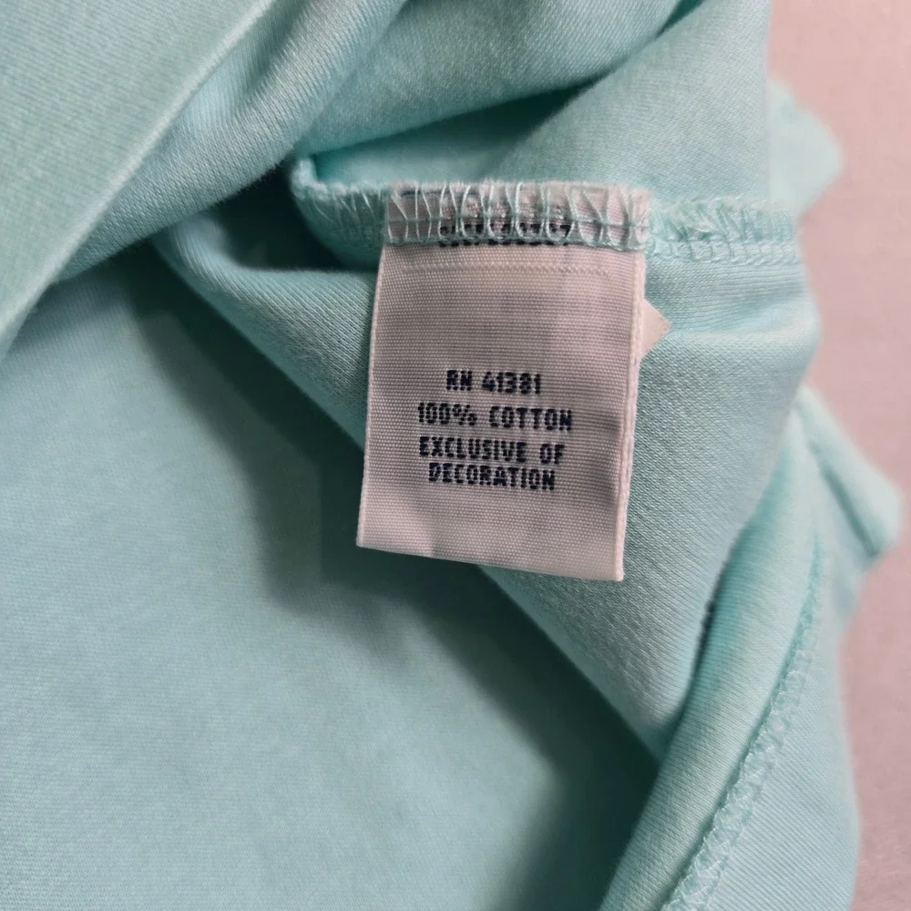 Polo Ralph Lauren Polo Shirt‎ Mens XL Mint Green Classic Fit Purple Pony Cotton